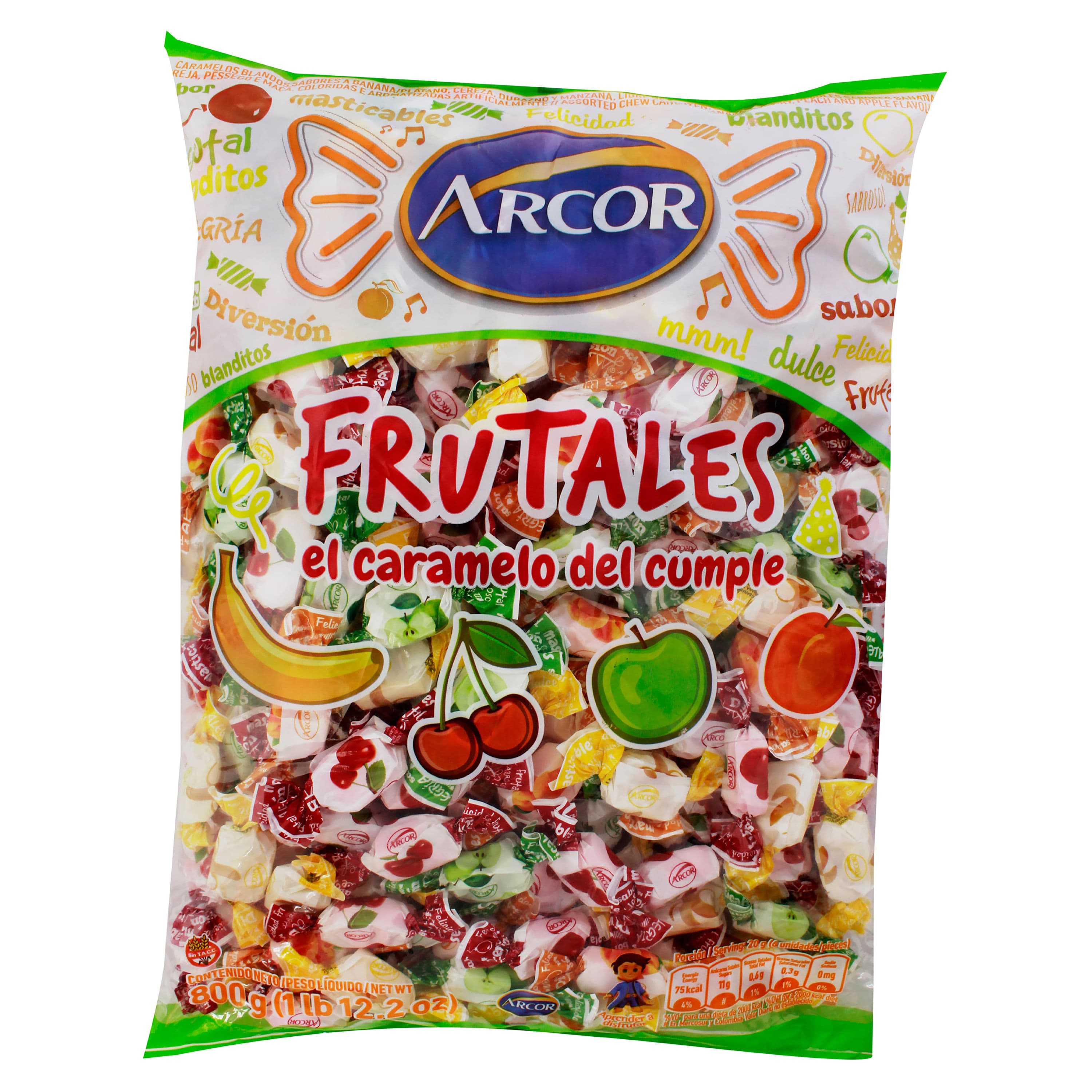 Caramelos Arcor Frutales